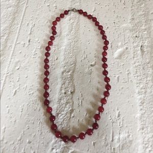 NWOT Natural Tourmaline Beaded Necklace